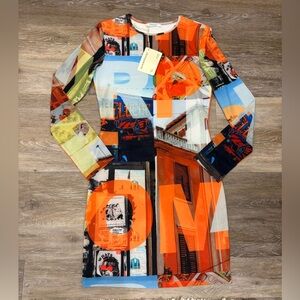 NWT Peppermayo Multicolor Graphic Dress- European Summer